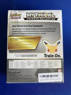 Mythical Pokemon Collection (Arceus) Trading Card Game Mint Card But Dented Box - Image 2