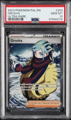 2023 POKEMON PAL EN-PALDEA EVOLVED ULTRA RARE #253 GRUSHA PSA 10 - Image 1