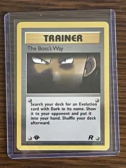 The Boss's Way #73/82 Team Rocket Regular Pokemon TCG. Near mint. - Image 5