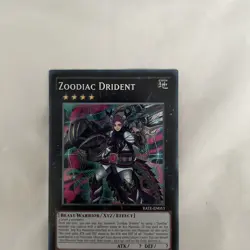 Yugioh Tcg Zoodiac Drident RATE-EN053 Secret Rare 1st Ed Near Mint Single! - Image 4