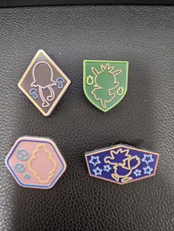 Pokemon Worlds RALLY Pins 2025 ( Lot Of 4 ) - Image 1