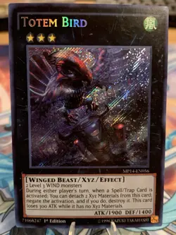 YUGIOH- Totem Bird - MP14-EN056 - Secret Rare - 1st Edition - Image 1