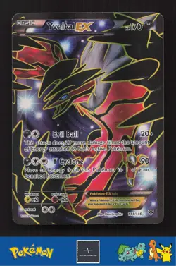 2014 Pokemon XY Base Set 144/146 Yveltal EX - Image 1