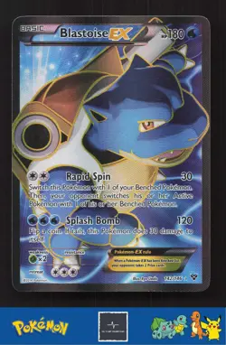 2014 Pokemon XY Base Set 142/146 Blastoise EX - Image 1