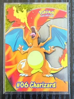 2000 Topps Pokemon TV Animation Clear #PC3 #06 Charizard - Image 1