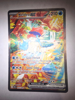 Pokemon Keldeo ex 167/086 Sv: White Flare Special Illustration Rare Holo - Image 1