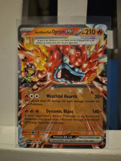 Hearthflame Mask Ogerpon EX 017/131 Prismatic Evolutions - Pokemon - Image 1
