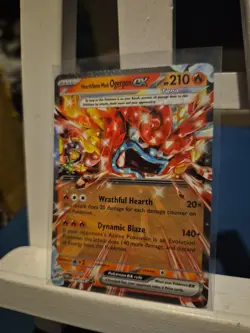 Hearthflame Mask Ogerpon EX 017/131 Prismatic Evolutions - Pokemon - Image 2