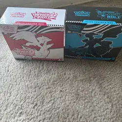 Pokemon TCG Black Bolt and White Flare ETB Set (1 of each) New/Sealed - Image 1