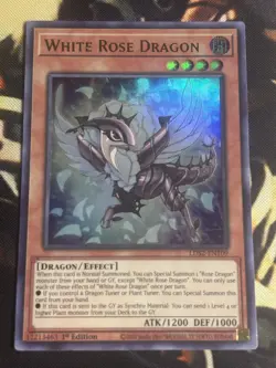 Yugioh: White Rose Dragon - LDS2-EN109 - Ultra Rare - 1st Edition - NM - Image 1