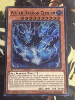 Yugioh: WAter Dragon Cluster - LEDU-EN036 - Super Rare - 1st Edition - NM - Image 1