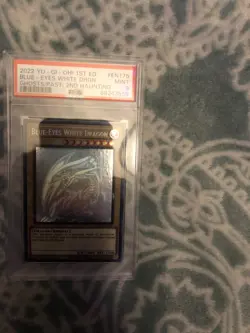 Yugioh - PSA 9 Mint - Blue Eyes White Dragon - Ghost Rare - GFP2 - Image 2