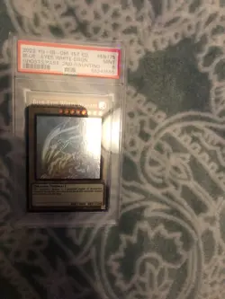 Yugioh - PSA 9 Mint - Blue Eyes White Dragon - Ghost Rare - GFP2 - Image 4