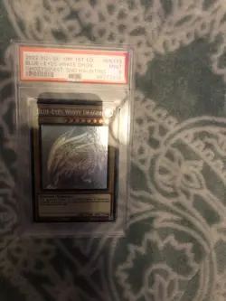 Yugioh - PSA 9 Mint - Blue Eyes White Dragon - Ghost Rare - GFP2 - Image 5
