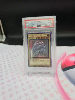 Yugioh - PSA 9 Mint - Blue Eyes White Dragon - Ghost Rare - GFP2 - Image 1