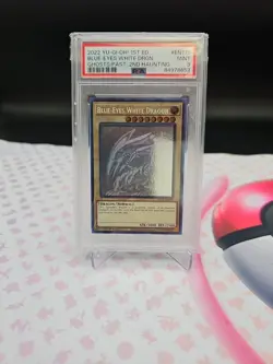 Yugioh - PSA 9 Mint - Blue Eyes White Dragon - Ghost Rare - GFP2 - Image 2