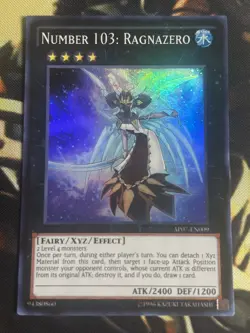Yugioh: Number 103: Ragnazero - AP07-EN009 - Super Rare - LP - Image 1