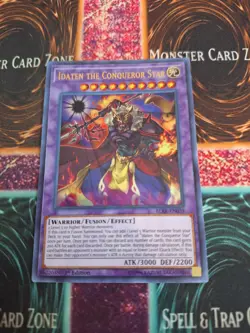 Yugioh Idaten the Conqueror Star BLRR-EN039 Ultra Rare 1st Edition Near Mint - Image 1