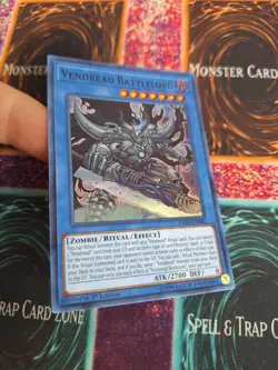 Yugioh Vendread Battlelord EXFO-EN082 Super Rare 1st Edition Near Mint - Image 2