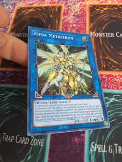 Yugioh Zefra Metaltron EXFO-EN097 Super Rare 1st Edition Near Mint - Image 2