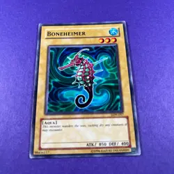 Boneheimer LON-057 Unlimited Yugioh Trading Card TCG - Image 1