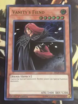 Yugioh: Vanity's Fiend - BLLR-EN047 - Ultra Rare - 1st Edition - NM - Image 1