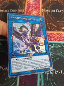 Yugioh Knightmare Gryphon MP19-EN029 Ultra Rare 1st Edition Near Mint - Image 2