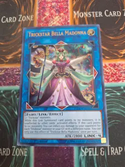 Yugioh Trickstar Bella Madonna FLOD-EN038 Ultra Rare 1st Edition Near Mint - Image 1