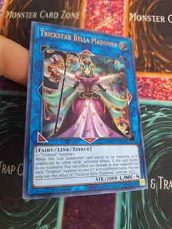 Yugioh Trickstar Bella Madonna FLOD-EN038 Ultra Rare 1st Edition Near Mint - Image 2