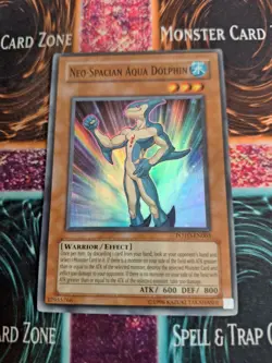 Yugioh Neo-Spacian Aqua Dolphin POTD-EN003 Super Rare Unlimited Near Mint - Image 1