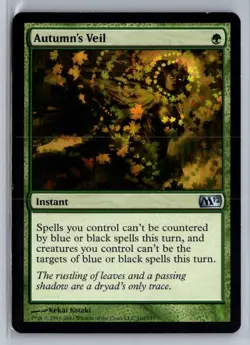 Autumn's Veil (b) Magic 2012 Uncommon - MTG Magic the Gathering Card - Image 1