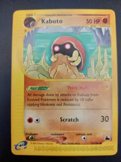 Pokemon Card Kabuto 37/144 common 2003 Skyridge LP - Image 2