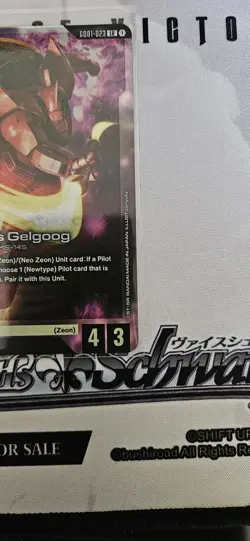 Gundam Card Game Char's Gelgoog Newtype Rising GD01-023 LR English - Image 5