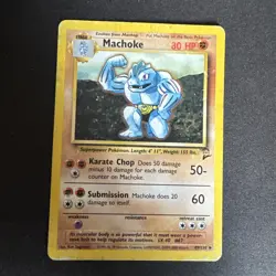 Pokemon TCG Machoke Base Set 2 Unlimited Uncommon Card 49/130 - Image 1