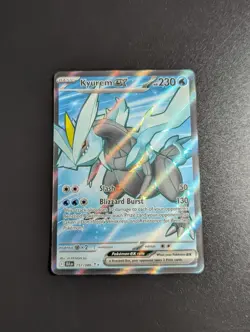 Pokemon TCG Kyurem Ex 157/086 Scarlet & Violet Black Bolt Full Art Rare Card - Image 1