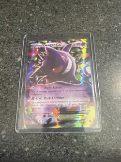 Pokemon Gengar EX TCG Phantom Forces Ultra Rare Holo Card 34/119 NM Condition - Image 1