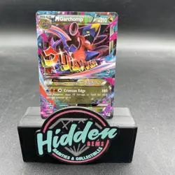 Mega M Garchomp EX XY168 Black Star Promo Rare Holo Pokemon Card - Image 1