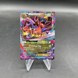 Mega M Garchomp EX XY168 Black Star Promo Rare Holo Pokemon Card - Image 2