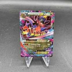 Mega M Garchomp EX XY168 Black Star Promo Rare Holo Pokemon Card - Image 3