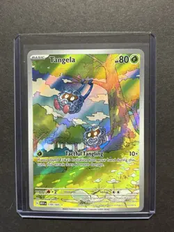Pokemon Tangela Scarlet and Violet 151 Card 178/165 Illustration Rare SV Holo - Image 1