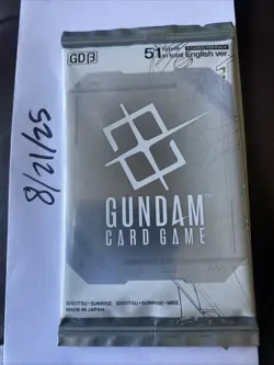 Gundam Card Game Booster Pack Beta Edition Bandai English Sealed X 1 - Image 2