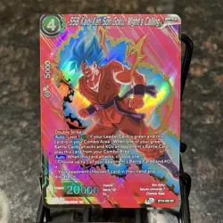 SSB Kaio-Ken Son Goku Mights Calling SR Foil Dragon Ball Super Card Game | LP - Image 1