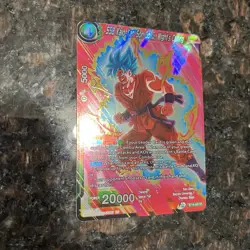 SSB Kaio-Ken Son Goku Mights Calling SR Foil Dragon Ball Super Card Game | LP - Image 3