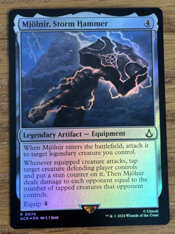 MTG Assassin's Creed, Mjolnir, Storm Hammer - Foil - Image 1