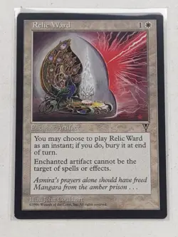 Relic Ward - Visions (VIS) MTG Magic the Gathering (NM+) - Image 1