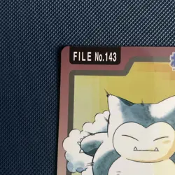 Snorlax Pocket Monsters Carddass Bandai Japan 143 Pokemon Card Nintendo - Image 5