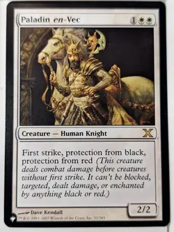 Paladin en-Vec - 10th Edition Core Set - Magic the Gathering MTG Nice! - Image 1