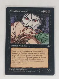 Krovikan Vampire - Ice Age (ICE) MTG Magic the Gathering (NM+) - Image 1