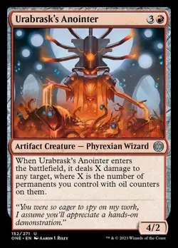 1x Urabrask's Anointer - Foil MTG Phyrexia: All Will Be One NM Magic Foil - Image 1