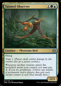 1x Tainted Observer MTG Phyrexia: All Will Be One NM Magic Regular - Image 1